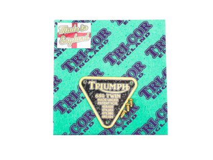 Triumph 650cc Twin Patent Plate 70 2909, E2909