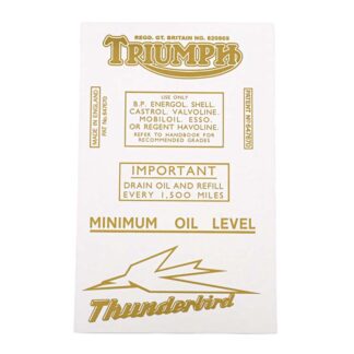 Triumph Thunderbird Transfer Set 6517