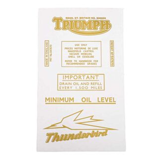 Triumph Thunderbird Transfer Set 8098