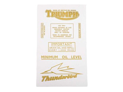 Triumph Thunderbird Transfer Set 8098