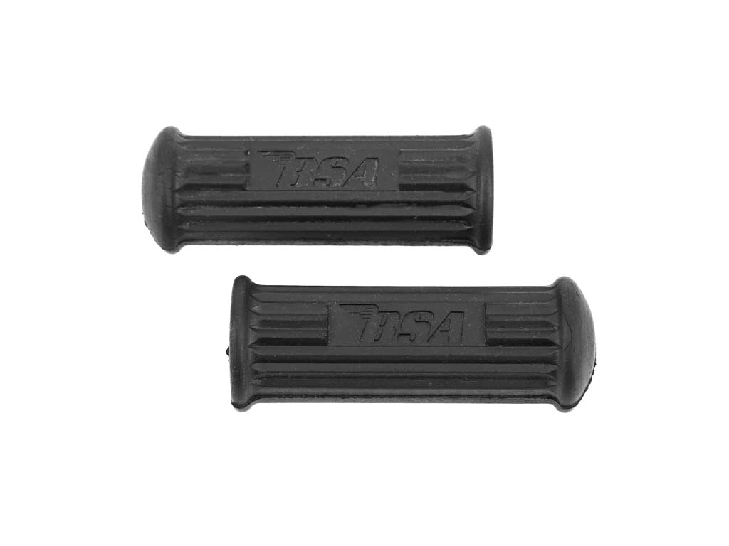 SJ Motorcycle Engineering BSA Triumph Short Pillion Footrest Rubbers – Square Hole, 82-9054 (Pair)