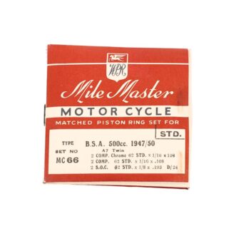 Nos 1947 1950 Bsa A7 Piston Ring Set Std