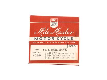 Nos 1947 1950 Bsa A7 Piston Ring Set Std