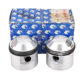 Nos Triumph 650cc Hepolite Piston Set +.060