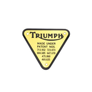 Triumph Patent Plate 70 4016, E4016 Gold
