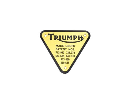 Triumph Patent Plate 70 4016, E4016 Gold