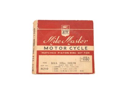 Nos Bsa B31 B32 Piston Rings +.030