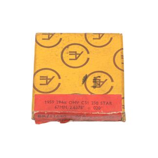 Nos Bsa C15 Piston Ring Set +.020