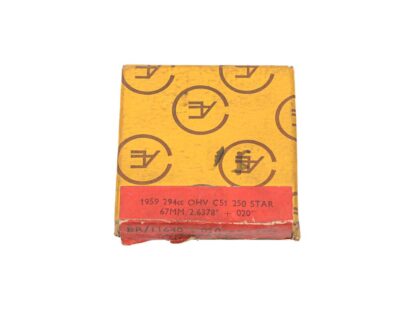Nos Bsa C15 Piston Ring Set +.020