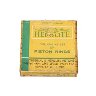 Nos Triumph 5ta T100 Piston Ring Set +.010