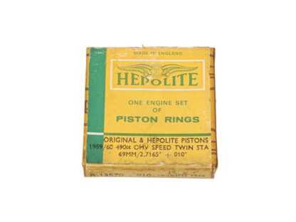 Nos Triumph 5ta T100 Piston Ring Set +.010