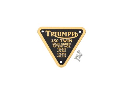 Triumph 350cc Twin Patent Plate 70 1891, E1891