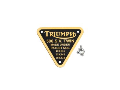 Triumph Trw Patent Plate 70 4016