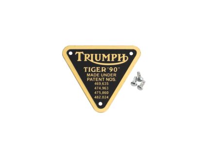 Triumph Tiger 90 Patent Plate 70 4016