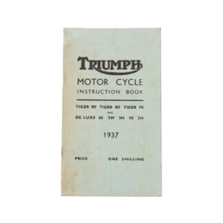 1937 triumph instruction manual 1