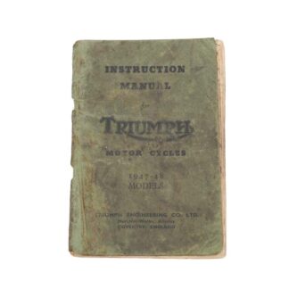 1947 1948 triumph instruction manual 2