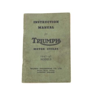 1947 1948 triumph instruction manual 3