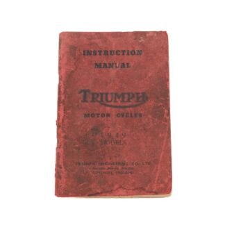 1949 triumph instruction manual 1