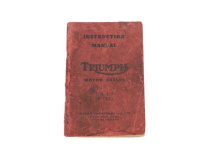 1949 triumph instruction manual 1