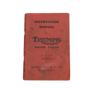 1949 triumph instruction manual 2