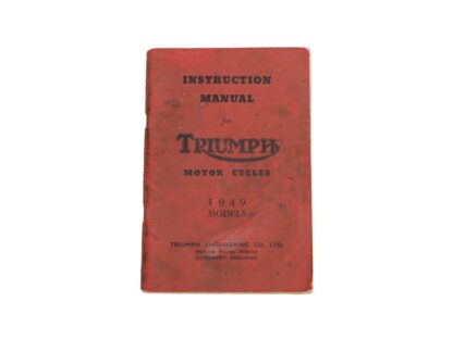 1949 triumph instruction manual 2