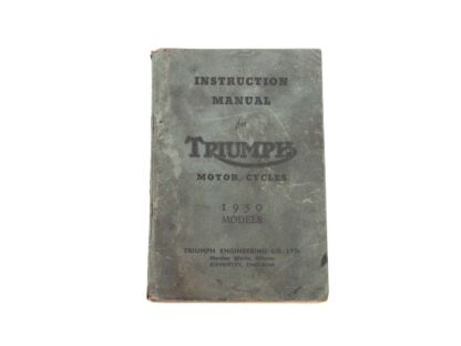 1950 triumph instruction manual