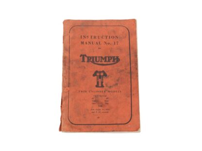 Triumph instruction manual no.17 1