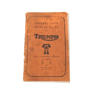 Triumph instruction manual no.17 2