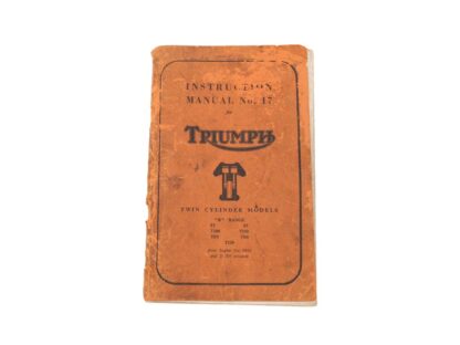 Triumph instruction manual no.17 2