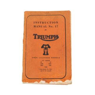 Triumph instruction manual no.17 3