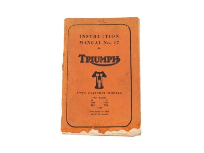 Triumph instruction manual no.17 3