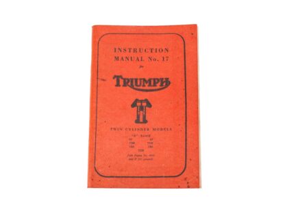 Triumph instruction manual no.17 4