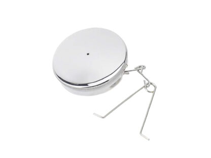 2 1 2 domed chrome fuel tank cap & chain 83 3875c