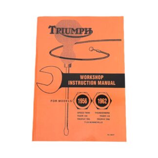 1956 1962 triumph workshop manual 99 0837