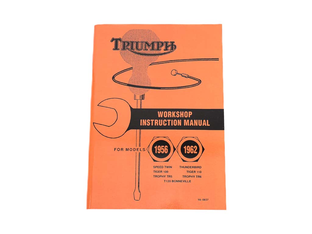 1956 1962 triumph workshop manual 99 0837