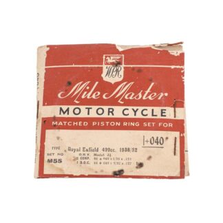 Nos 1938 1952 royal enfield j2 piston rings +.040