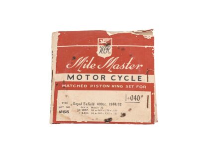Nos 1938 1952 royal enfield j2 piston rings +.040