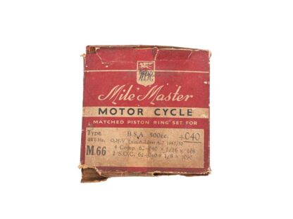 Nos 1947 1950 bsa a7 piston ring set std +.040