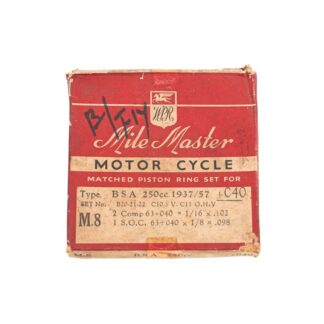 Nos bsa c10 c11 piston rings +.040 wellworthy