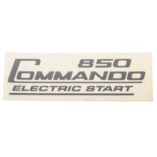 Norton commando black electric start decal 06 6390