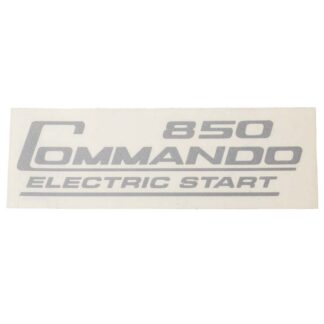 Norton commando silver electric start decal 06 6389