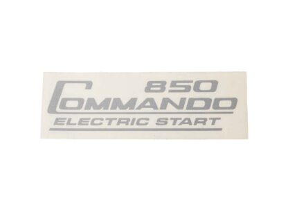 Norton commando silver electric start decal 06 6389