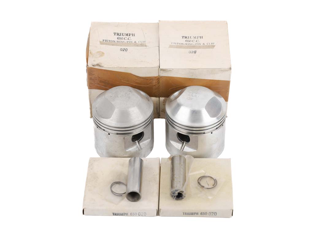 Triumph 650cc piston set +.020