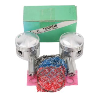 Triumph t140 tr7 750cc hepolite low compression piston set +.020 lf harris