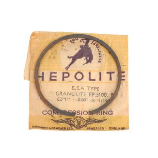 Nos bsa a7 compression piston ring +.030