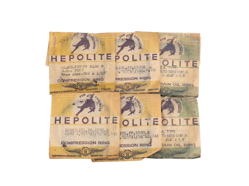 Nos bsa a7 piston ring set +.020