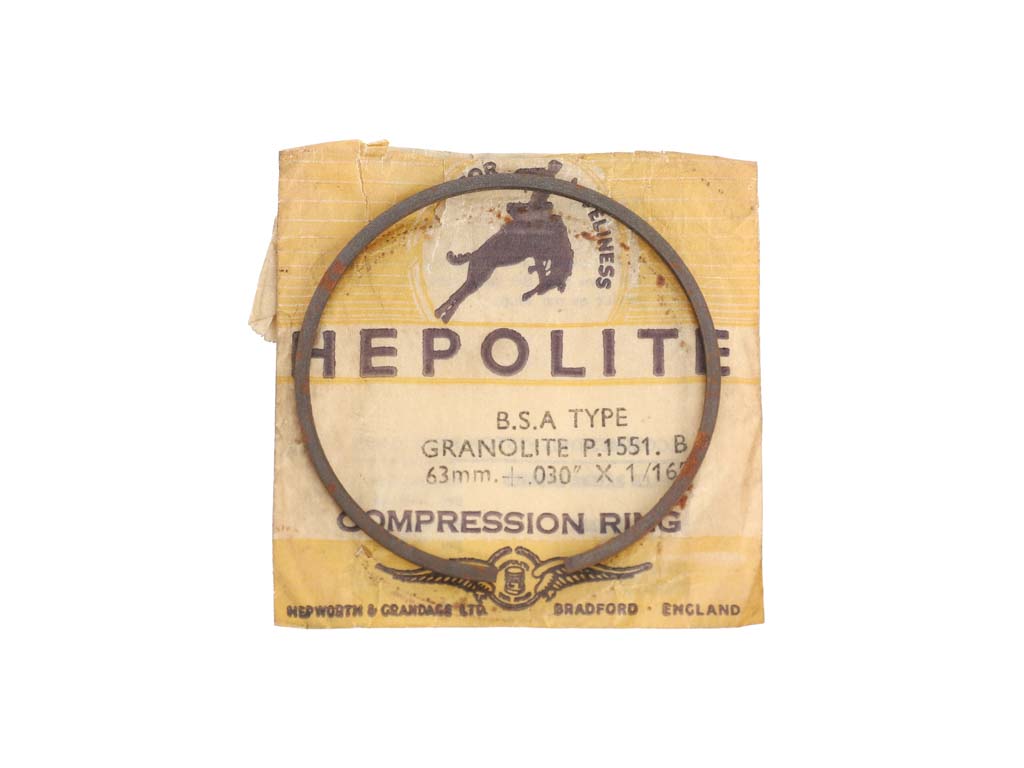 Nos bsa b31 b32 c10 c11 c12 compression piston ring +.030