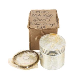 Bsa M20 Piston & Rings +.020 Em105