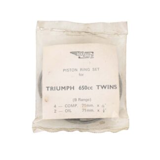 Nos Triumph 650cc Piston Ring Set