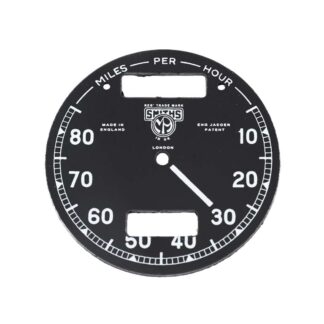Smiths 80mph Chronometric Speedometer Face Mca201